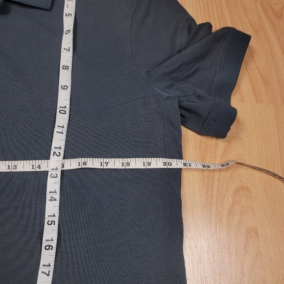 Lululemon Tech Pique Polo Shirt Men's Size Medium Vented Performance Golf Casual - Picture 5 of 8